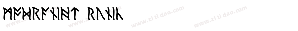 Modraniht Runic字体转换